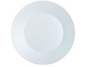 Assiette plate blanche STAIRO - Verre - 27cm