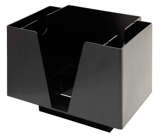 Bar Caddy - Rangement serviettes et sous bock - Black