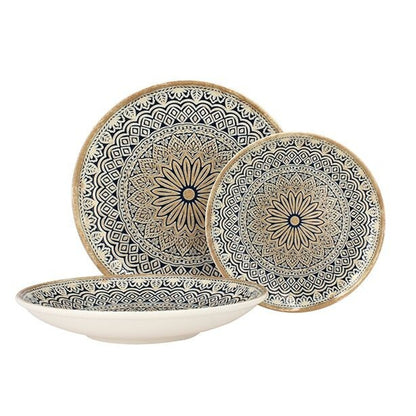 Assiette plate BYZANCE - Porcelaine - 27cm