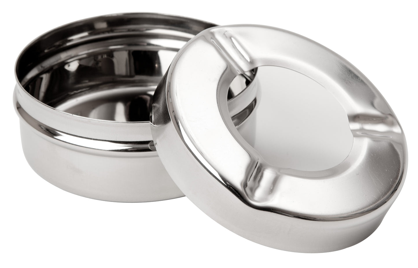 Cendrier inox - Coupe Vent