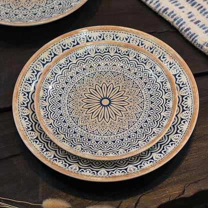 Assiette plate BYZANCE - Porcelaine - 27cm