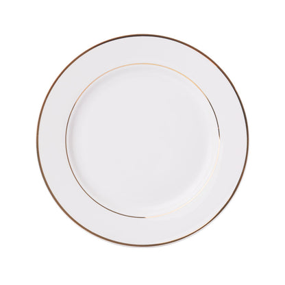 Assiette plate FILET OR - Porcelaine - 26,5cm