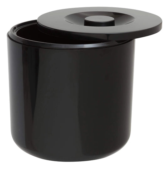 Seau à glaçons rond noir - 2,5L