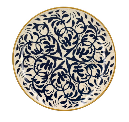 Assiette plate HÉRACLÉE - Bleue - 27cm