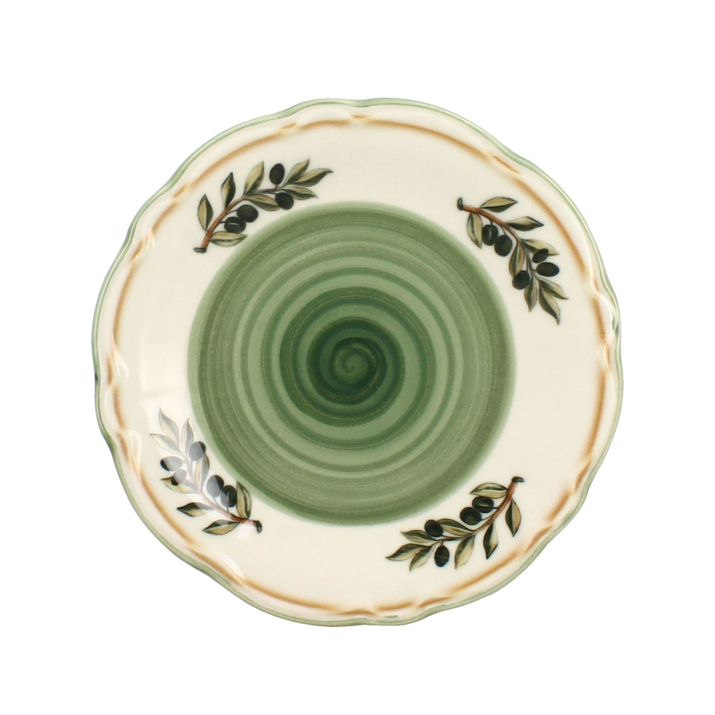 Assiettes plates OLIVES -Grès - 22cm