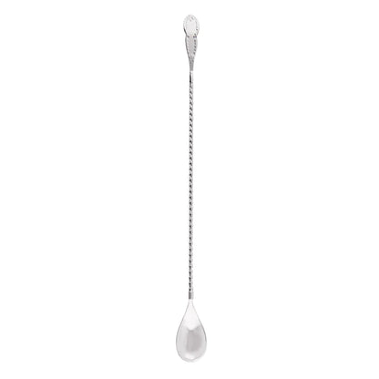 Cuillère à cocktail JIM GRAY™ - Plaqué argent - 33cm