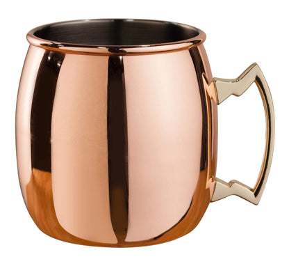 Lot de 12 chopes à Moscow Mule - Plaqué cuivre - 50cl