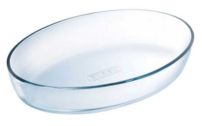 Plat de cuisson ovale en verre "ICONICS" - 21cm x 13cm