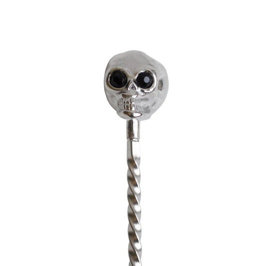 Cuillère cocktail SKULL - Inox - 33cm