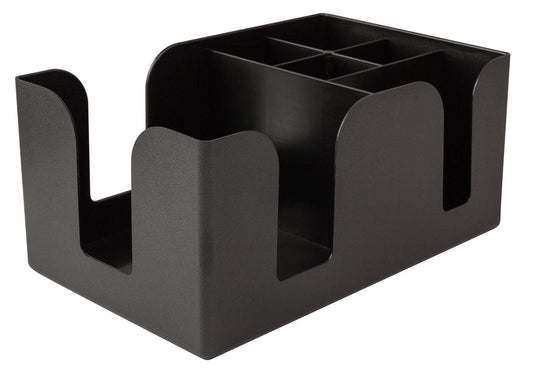 Bar Caddy - Rangement pailles et serviettes - Noir