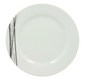 Assiette plate CARBONE - Porcelaine - 19cm