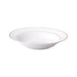 Assiette creuse FILET OR - Porcelaine - 22.5cm