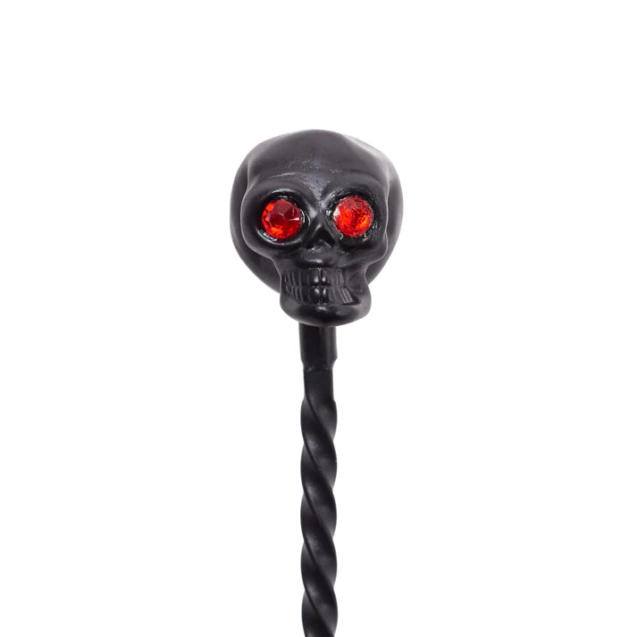 Cuillère cocktail SKULL - Black Mat - 33cm