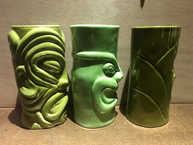 Lot de 3 verres TIKI - Céramique