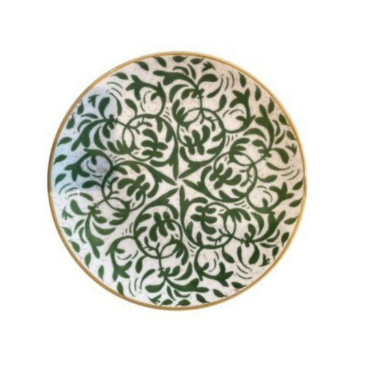 Assiette HÉRACLÉE - Verte - 19cm