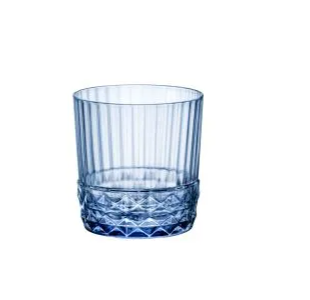 Verre forme basse - America's 20 - Bleu - 37cl