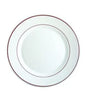 Assiette plate  filet Bordeaux Ø 23.5 cm